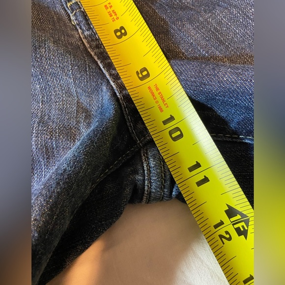 American Eagle Artist Flare Stretch Denim Jeans Blue Women's Size 12 GUC Bell - Picture 5 of 11